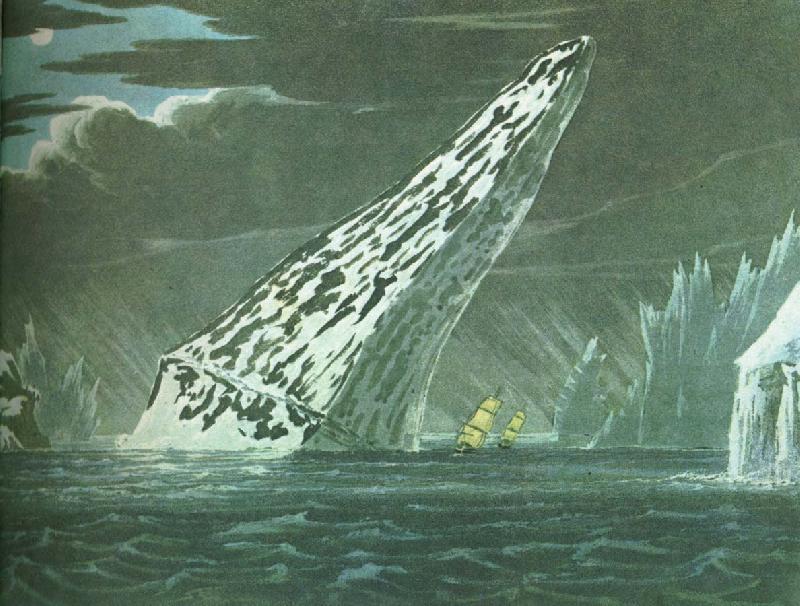 william r clark da fohn ross sokte efter norduastpassagen 1818 motte han sadana har isberg i baffinbukten oil painting image